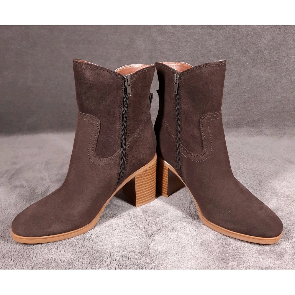 Giani Bernini Olaa-1 Booties Cocoa Faux Suede Size 6.5M - Picture 3 of 7